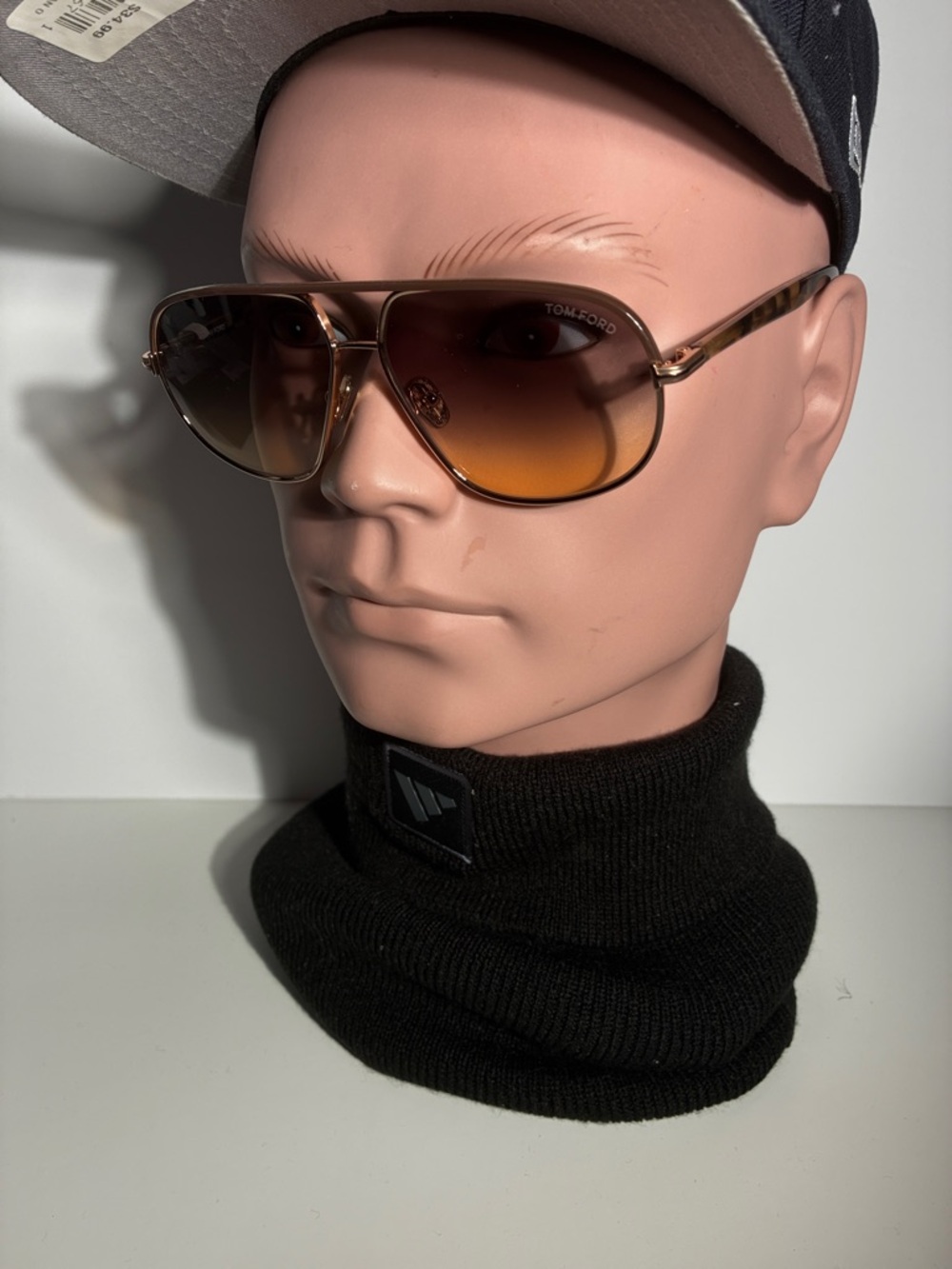 New Authentic  Tom Ford Maxwell TF1019 26F Pilot Sunglasses, 59mm